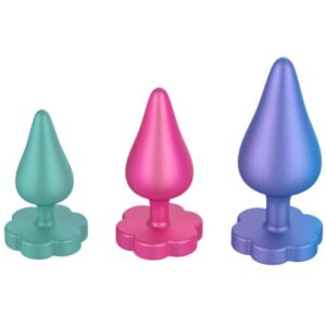 Romp Luster — Anal Training Kit, With Flower Base