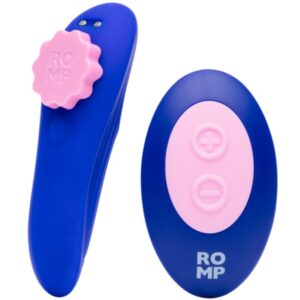 Romp Party — Panty Vibrator, Remote Control, Blue — Clitoral Stimulators