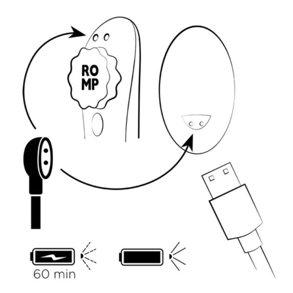Romp Party — Panty Vibrator, Remote Control, Blue — Clitoral Stimulators — view 9