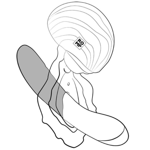 Romp Spin — Air Pulse Stimulator, Waterproof, Pink — Clitoral Stimulators — view 15