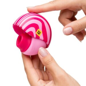 Romp Spin — Air Pulse Stimulator, Waterproof, Pink — Clitoral Stimulators — view 4