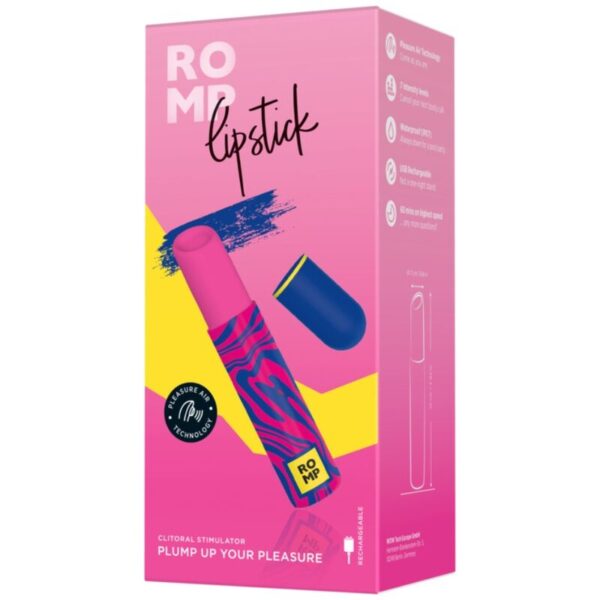Romp Lipstick — Clitoral Vibrator, Rechargeable — Clitoral Stimulators — view 7