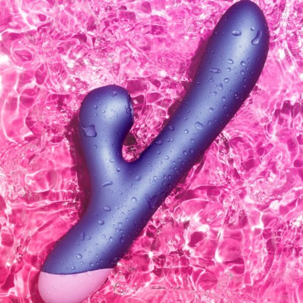 Romp Pulse — Rabbit Vibrator, Blue — Clitoral Stimulators — view 2