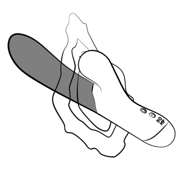 Romp Pulse — Rabbit Vibrator, Blue — Clitoral Stimulators — view 12