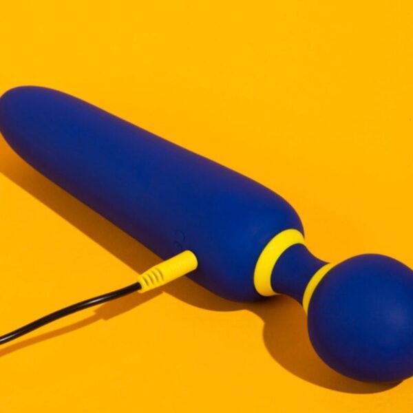 Romp Flip — Wand Massager, Rechargeable, Blue — Vibrators — view 12
