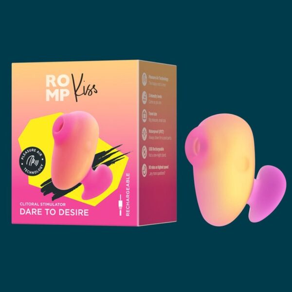 Romp Kiss — Air Pulse Stimulator, Waterproof — Clitoral Stimulators — view 12