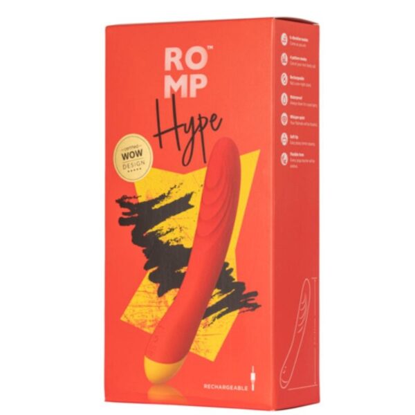 Romp Hype — G-Spot Vibrator, Waterproof, Red — G-Spot Vibrators — view 7