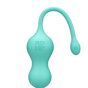 Romp Cello — Vibrating Egg, Remote Control, Turquoise — Remote Control Vibrators — view 4