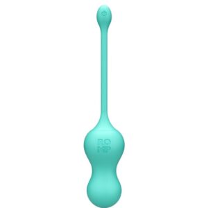 Romp Cello — Vibrating Egg, Remote Control, Turquoise — Remote Control Vibrators — view 3