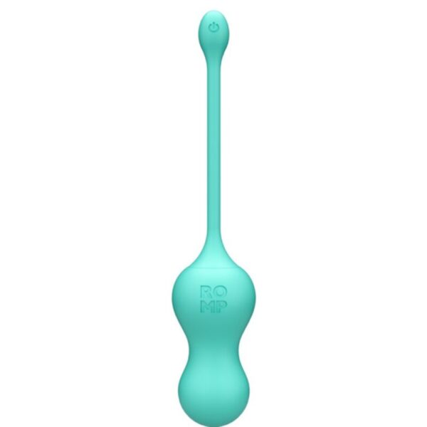 Romp Cello — Vibrating Egg, Remote Control, Turquoise — Remote Control Vibrators — view 3