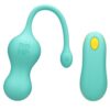 Romp Cello — Vibrating Egg, Remote Control, Turquoise — Remote Control Vibrators