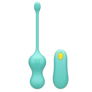 Romp Cello — Vibrating Egg, Remote Control, Turquoise — Remote Control Vibrators — view 2