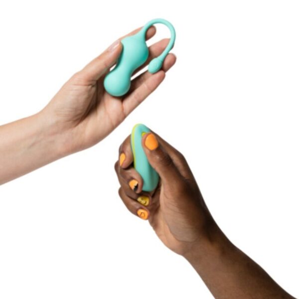 Romp Cello — Vibrating Egg, Remote Control, Turquoise — Remote Control Vibrators — view 5