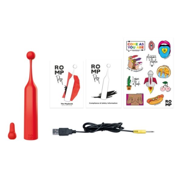 Romp Pop — Clitoral Vibrator, Red — Clitoral Stimulators — view 13