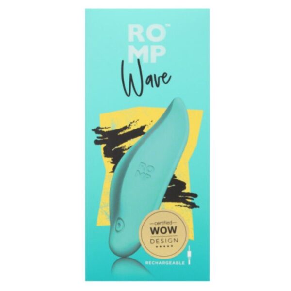 Romp Wave — Lay-On Vibrator, Waterproof, Green — Clitoral Stimulators — view 9