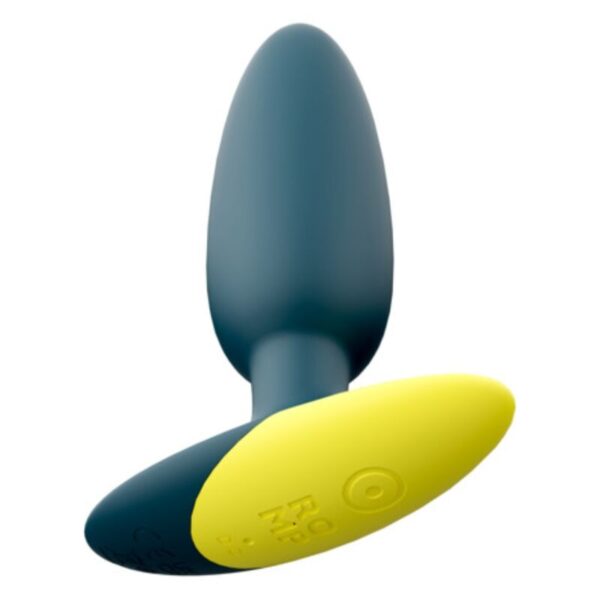 Romp Bass — Vibrating Butt Plug, Waterproof, 10 cm, Green — Anal — view 6