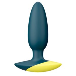 Romp Bass — Vibrating Butt Plug, Waterproof, 10 cm, Green — Anal
