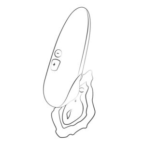 Romp Switch X — Air Pulse Stimulator, Orange — Clitoral Stimulators — view 2