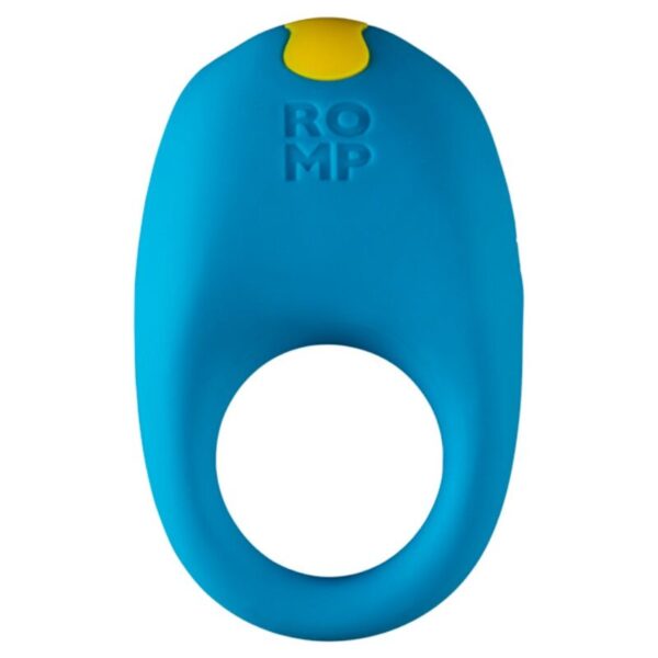Romp Juke — Vibrating Cock Ring, Rechargeable, Blue — Cock Rings — view 5