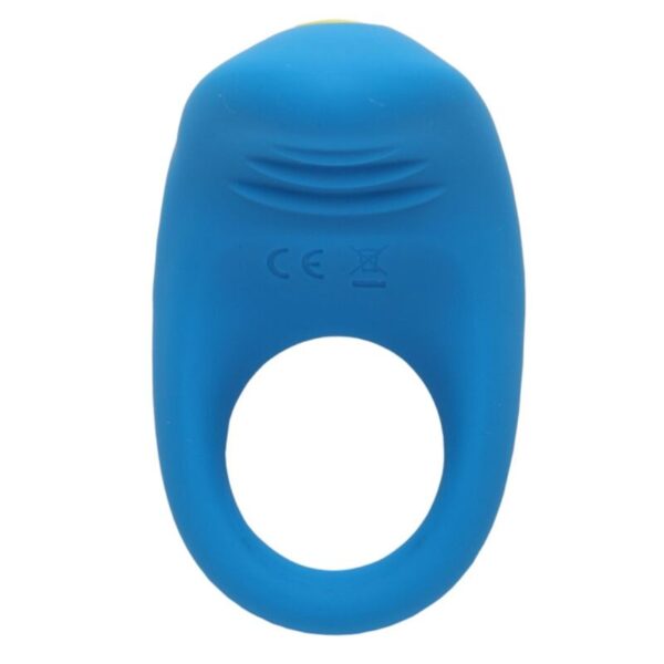 Romp Juke — Vibrating Cock Ring, Rechargeable, Blue — Cock Rings — view 8