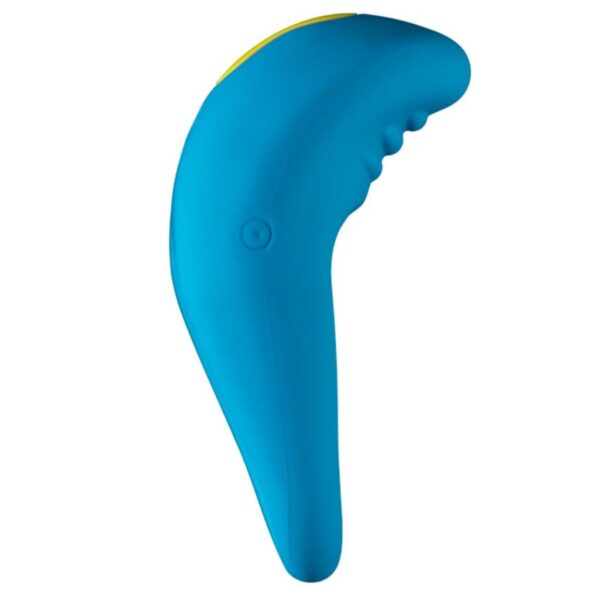 Romp Juke — Vibrating Cock Ring, Rechargeable, Blue — Cock Rings — view 2
