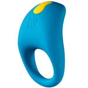 Romp Juke — Vibrating Cock Ring, Rechargeable, Blue — Cock Rings