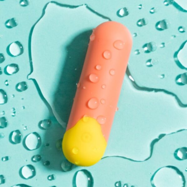 Romp Riot — Bullet Vibrator, Waterproof, Orange and Yellow — Bullet Vibrators — view 2