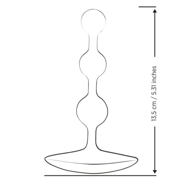 Romp Amp — Anal Beads, Silicone, Purple — view 7