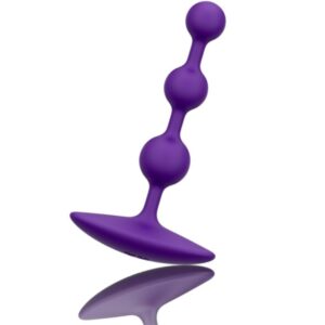 Romp Amp — Anal Beads, Silicone, Purple — view 4