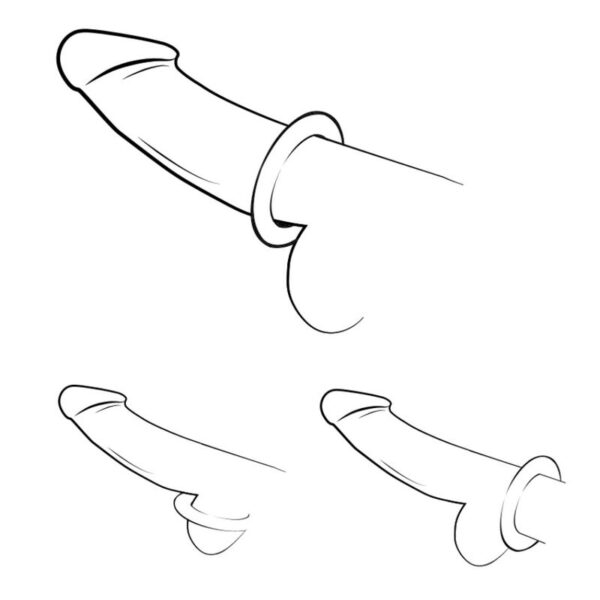 Romp Remix Trio — Cock Ring Set, Silicone, Purple — Classic Cock Rings — view 9