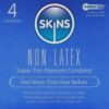 Skins — Non-Latex Condoms, 4 Pack — Condom Multipacks