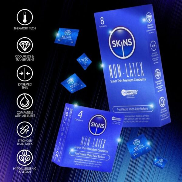 Skins — Non-Latex Condoms, 4 Pack — Condom Multipacks — view 4