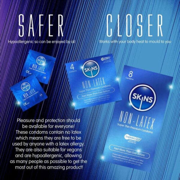 Skins — Non-Latex Condoms, 4 Pack — Condom Multipacks — view 5