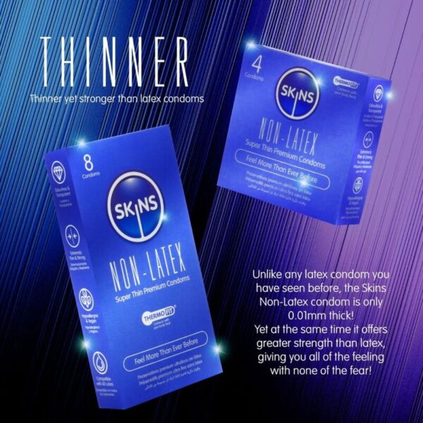 Skins — Non-Latex Condoms, 8 Pack — Condom Multipacks — view 5