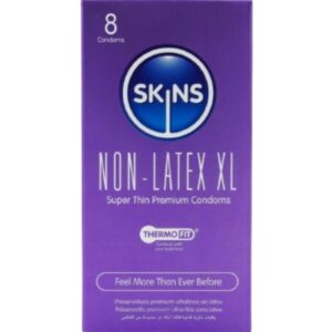 Skins XL — Non-Latex Condoms, 8 Pack — Condom Multipacks