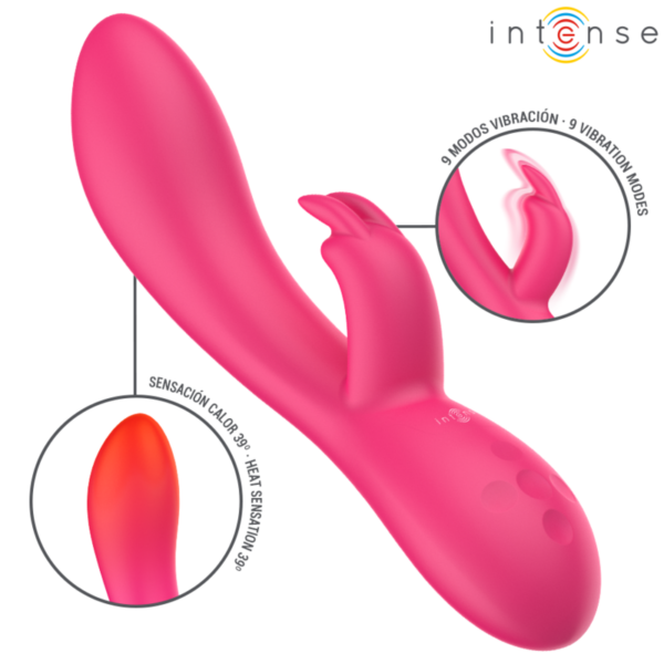 Intense Tammy — Rabbit Vibrator, Heated, Pink — Rabbit Vibrators — view 4