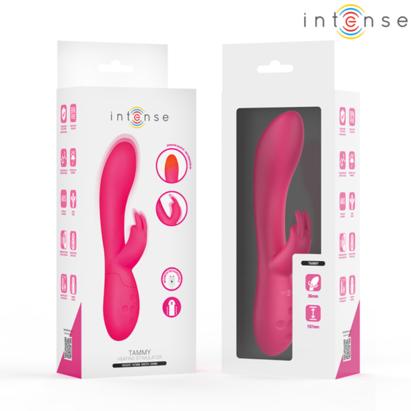 Intense Tammy — Rabbit Vibrator, Heated, Pink — Rabbit Vibrators — view 8