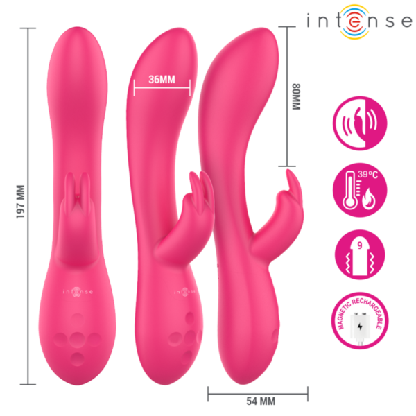 Intense Tammy — Rabbit Vibrator, Heated, Pink — Rabbit Vibrators — view 7