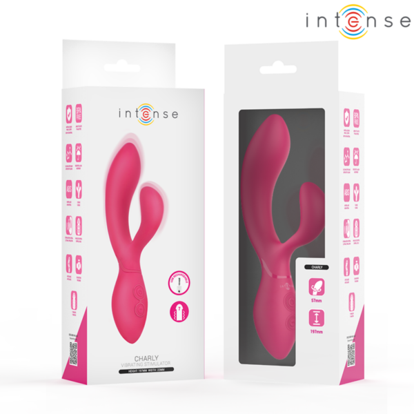 Intense Charly — Rabbit Vibrator, Rechargeable, Pink — Rabbit Vibrators — view 8