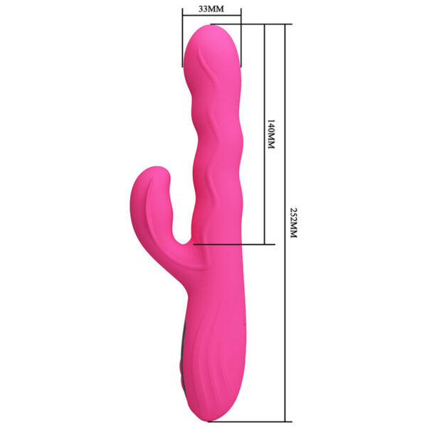 Pretty Love Winters — Rabbit Vibrator, Rechargeable, Pink — Rabbit Vibrators — view 4