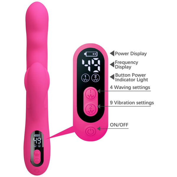Pretty Love Winters — Rabbit Vibrator, Rechargeable, Pink — Rabbit Vibrators — view 5