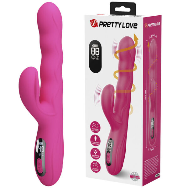 Pretty Love Winters — Rabbit Vibrator, Rechargeable, Pink — Rabbit Vibrators — view 10