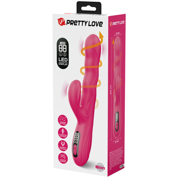Pretty Love Winters — Rabbit Vibrator, Rechargeable, Pink — Rabbit Vibrators — view 9