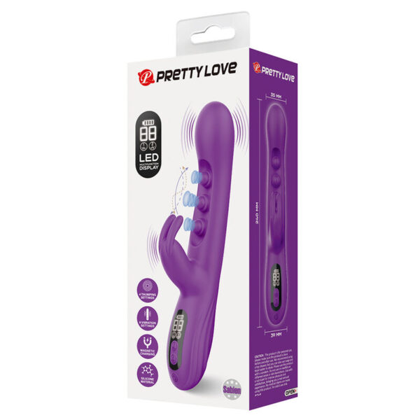 Pretty Love Sabien — Rabbit Vibrator, Rechargeable, Purple — Rabbit Vibrators — view 10