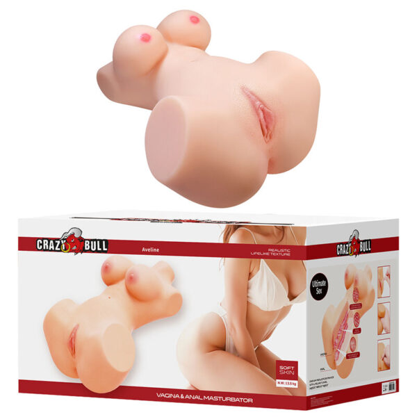 Crazy Bull Annie XXL — Male Masturbator, Flesh — Manual Strokers — view 8