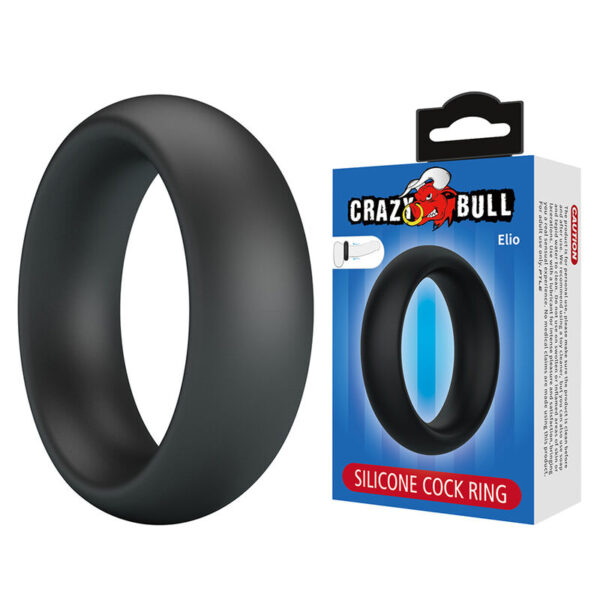 Crazy Bull Elio — Cock Ring, Waterproof, Black — Classic Cock Rings — view 7
