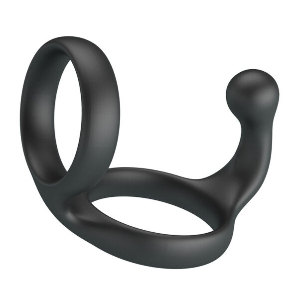 Crazy Bull Florian Double — Cock Ring, Waterproof, Black — Classic Cock Rings