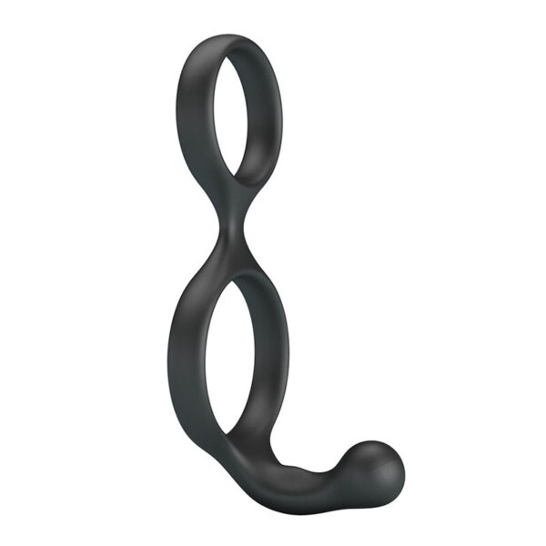 Crazy Bull Florian Double — Cock Ring, Waterproof, Black — Classic Cock Rings — view 6