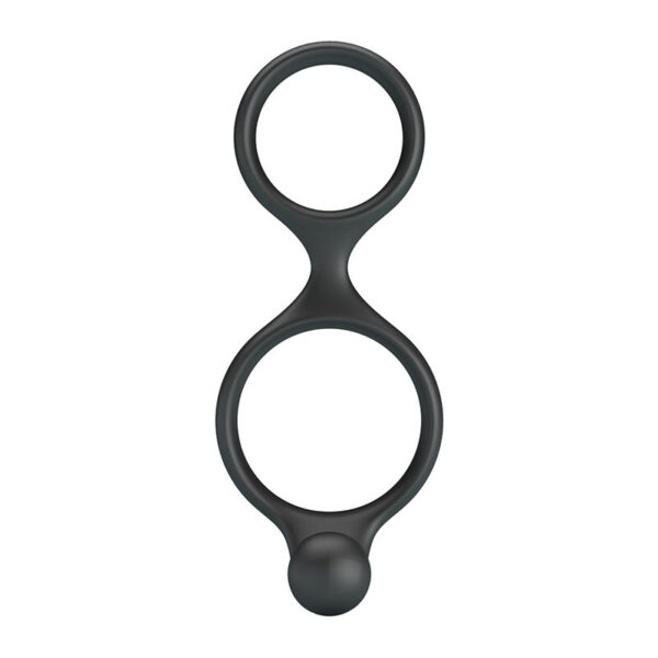 Crazy Bull Florian Double — Cock Ring, Waterproof, Black — Classic Cock Rings — view 5