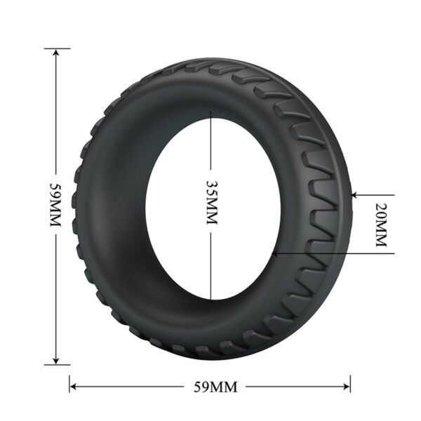 Crazy Bull Merritt — Cock Ring, Waterproof, Textured — Classic Cock Rings — view 2